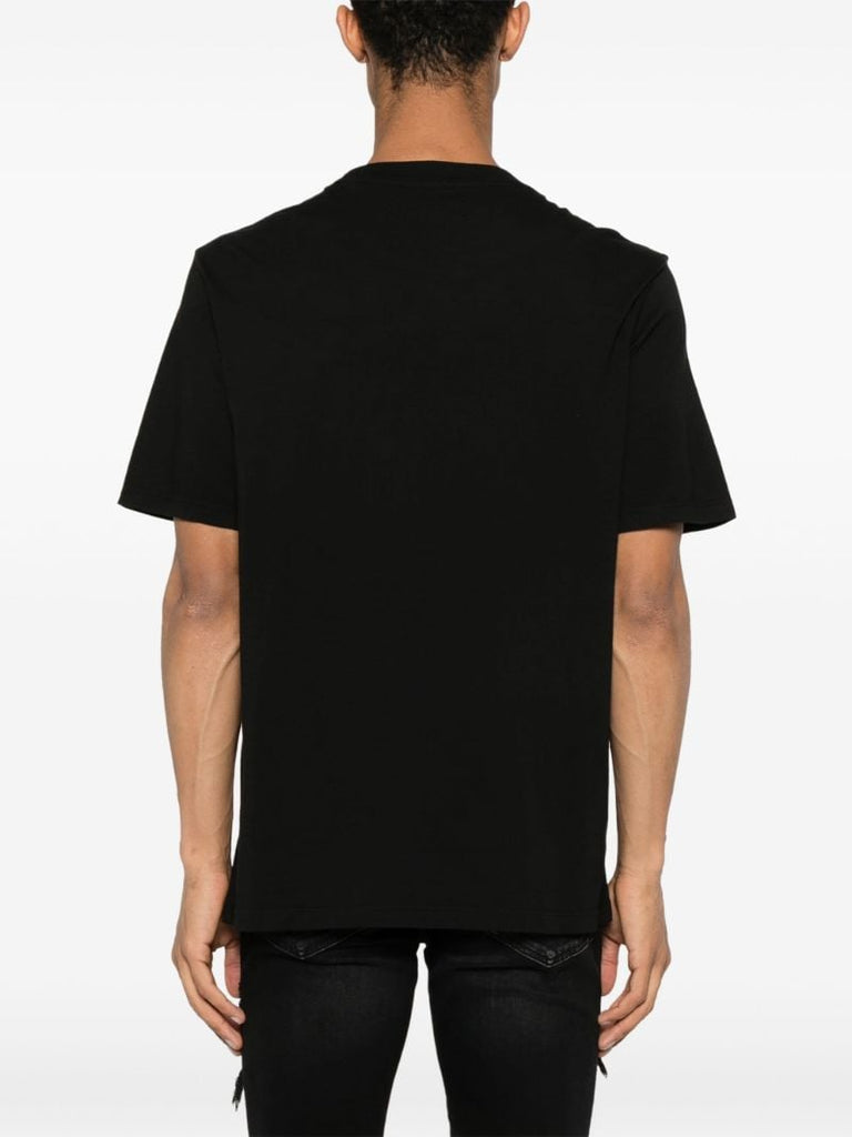 Black Glitter Poison Logo T-shirt