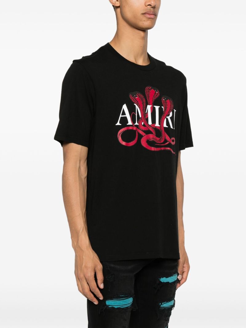 Black Glitter Poison Logo T-shirt