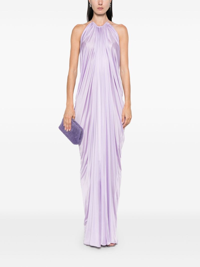 Purple Halterneck Gown