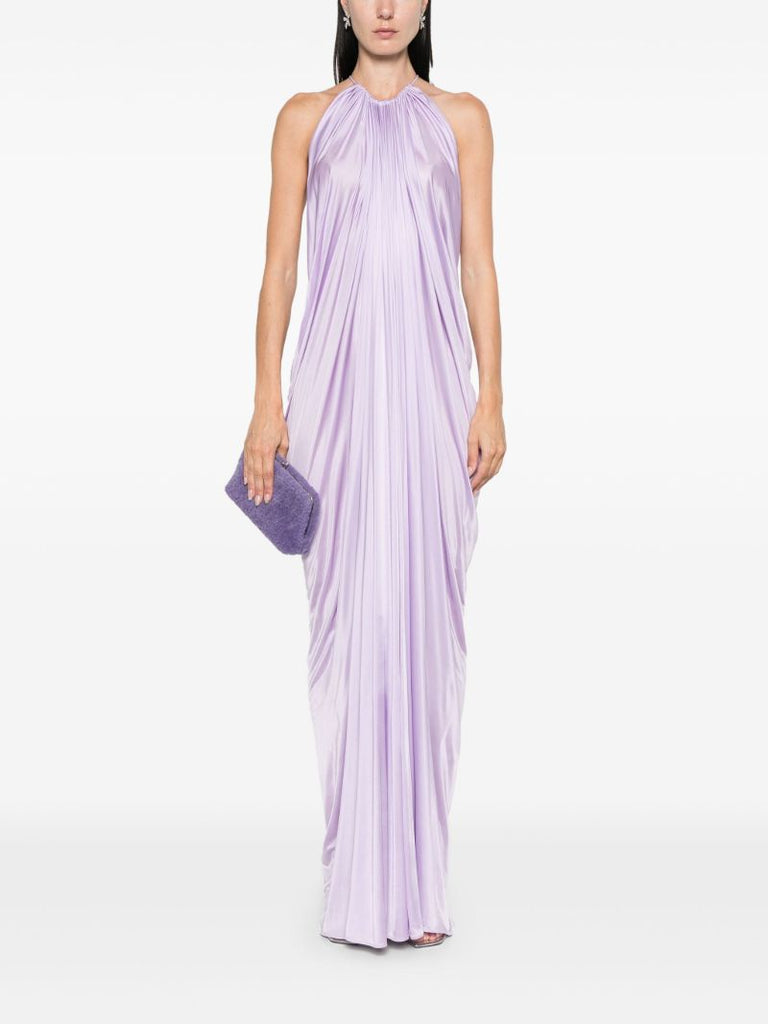 Purple Halterneck Gown