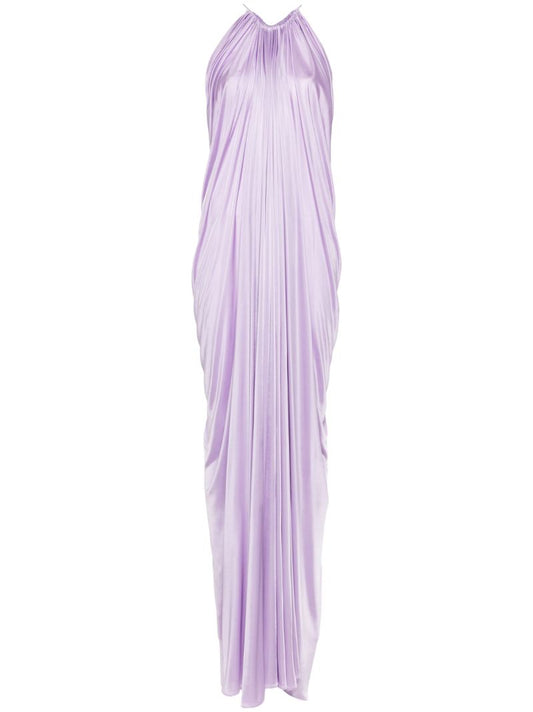 Purple Halterneck Gown