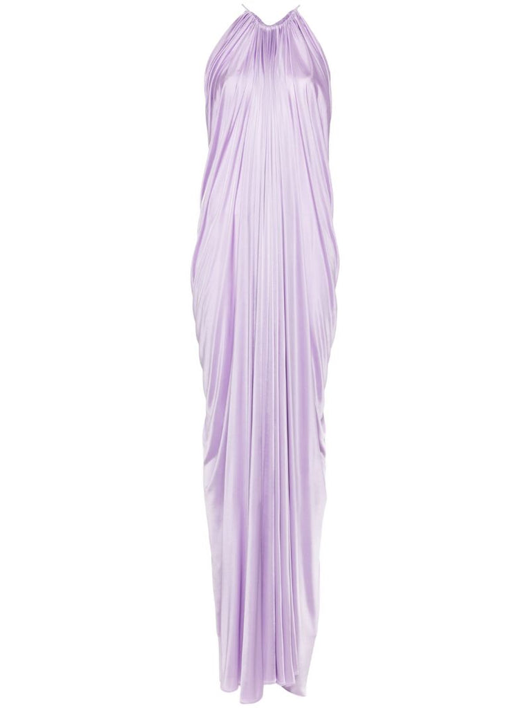 Purple Halterneck Gown
