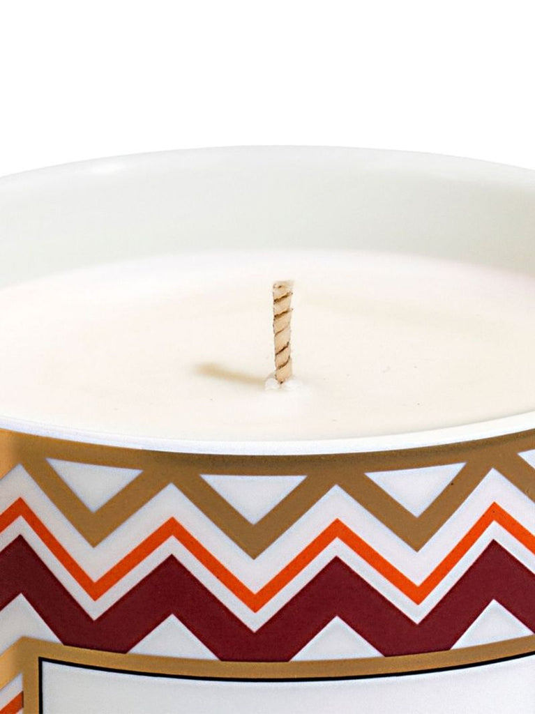 Iconic Zigzag-print Candle