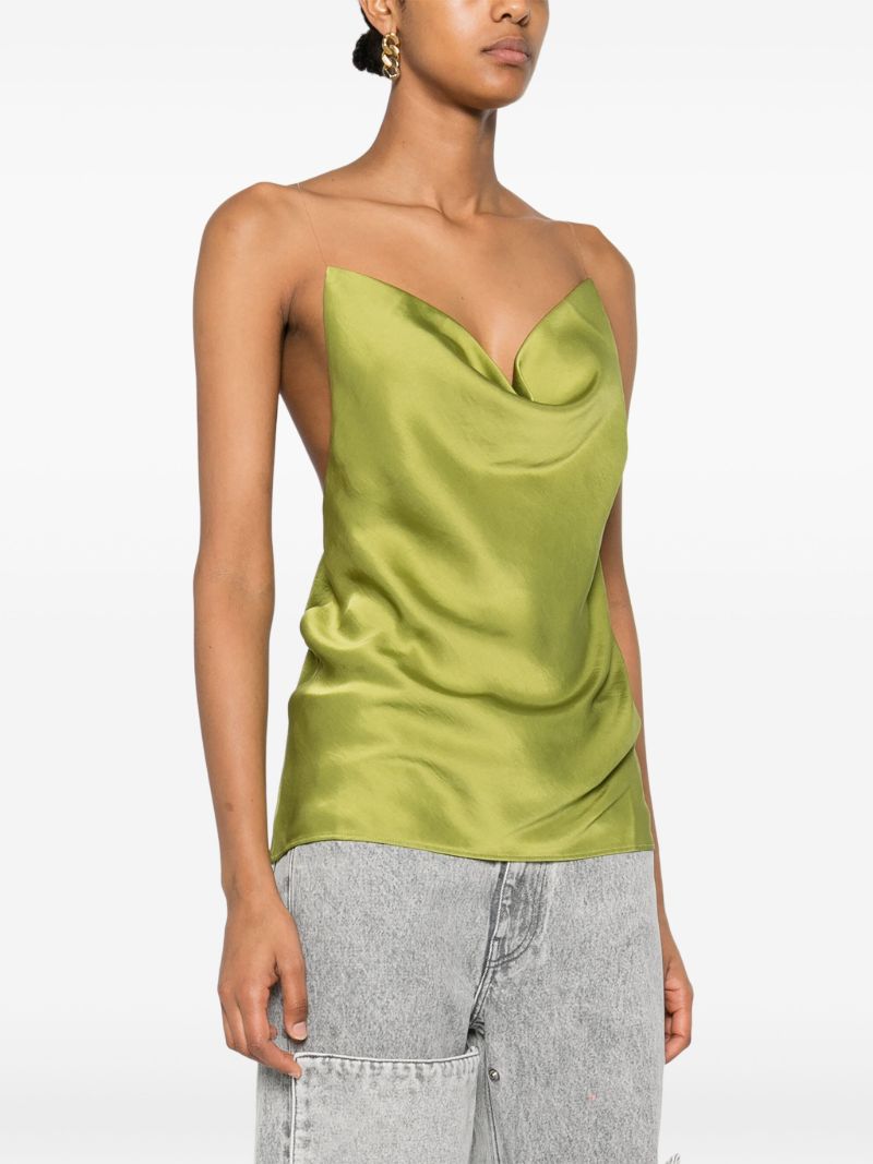 Invisible Strap Slip Top
