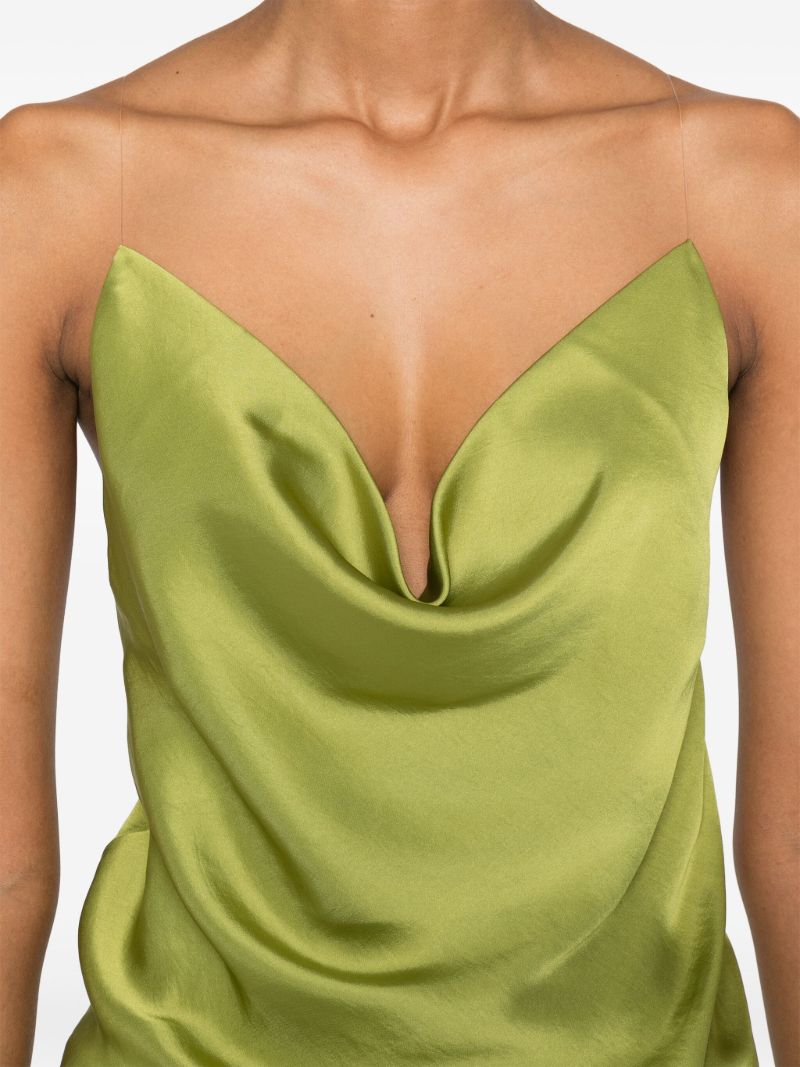 Invisible Strap Slip Top