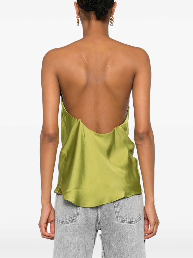 Invisible Strap Slip Top