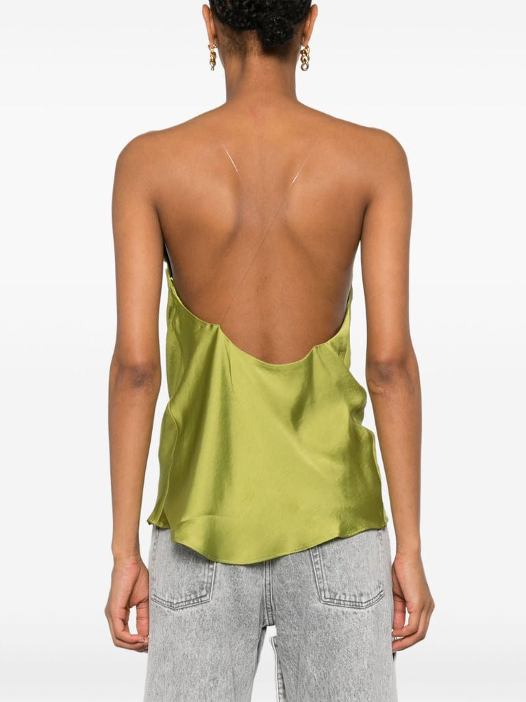 Invisible Strap Slip Top