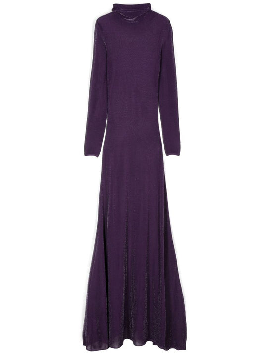 Metallic Knit Dress