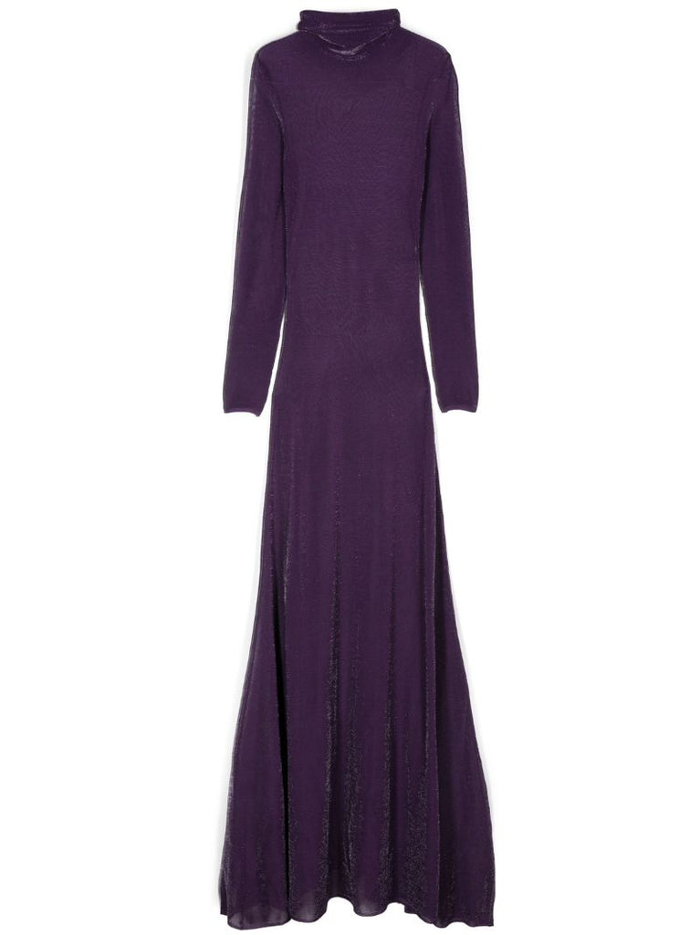 Metallic Knit Dress