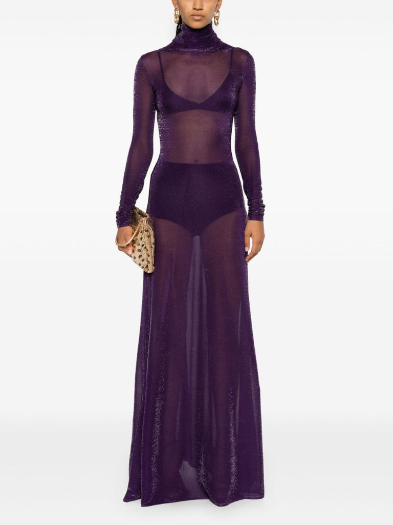 Metallic Knit Dress