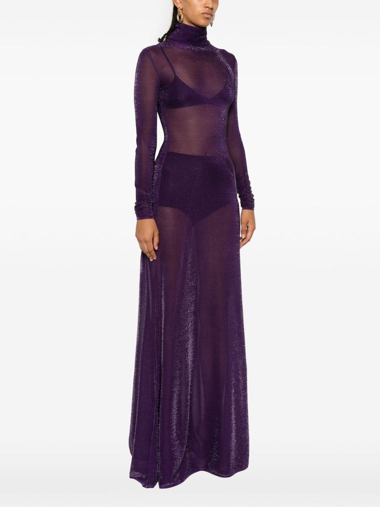 Metallic Knit Dress