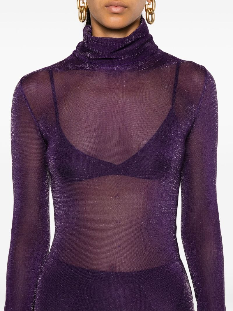 Metallic Knit Dress