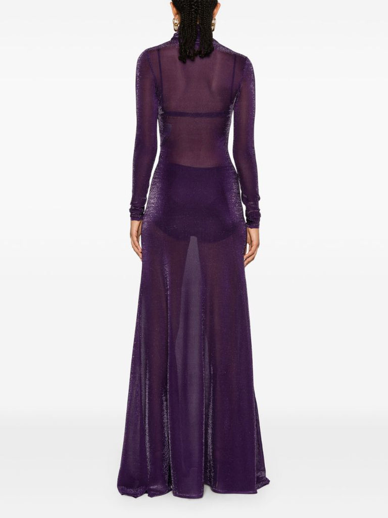 Metallic Knit Dress