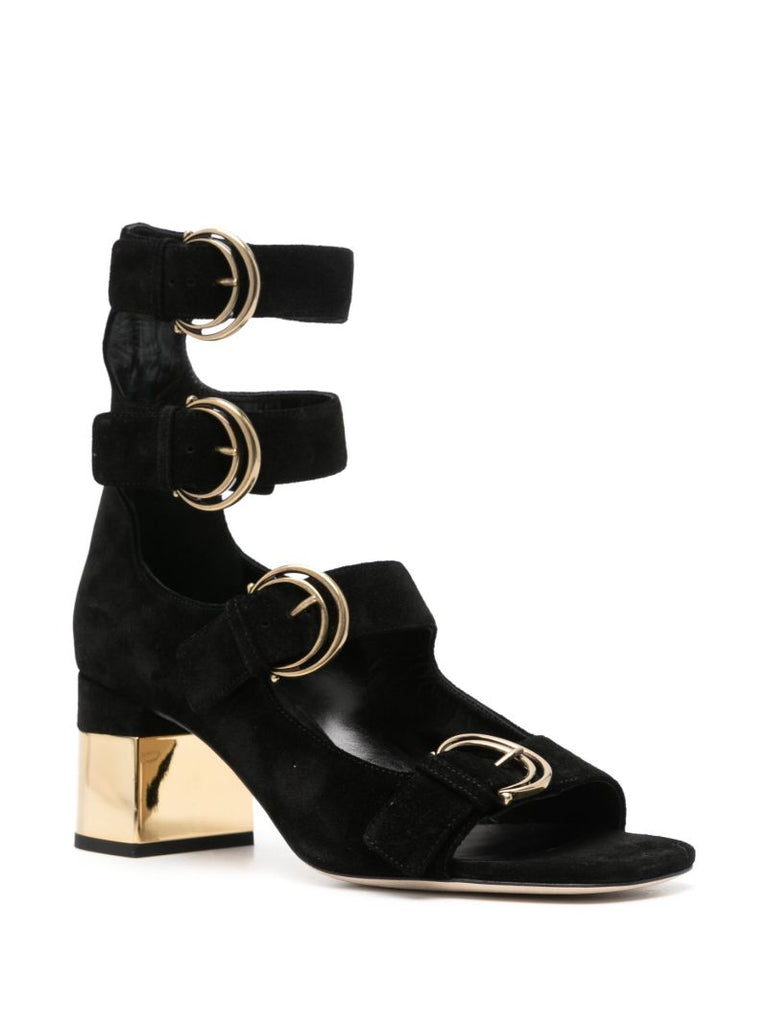 Black AlizÃ_x0083_Â¨ 65 Suede Sandals