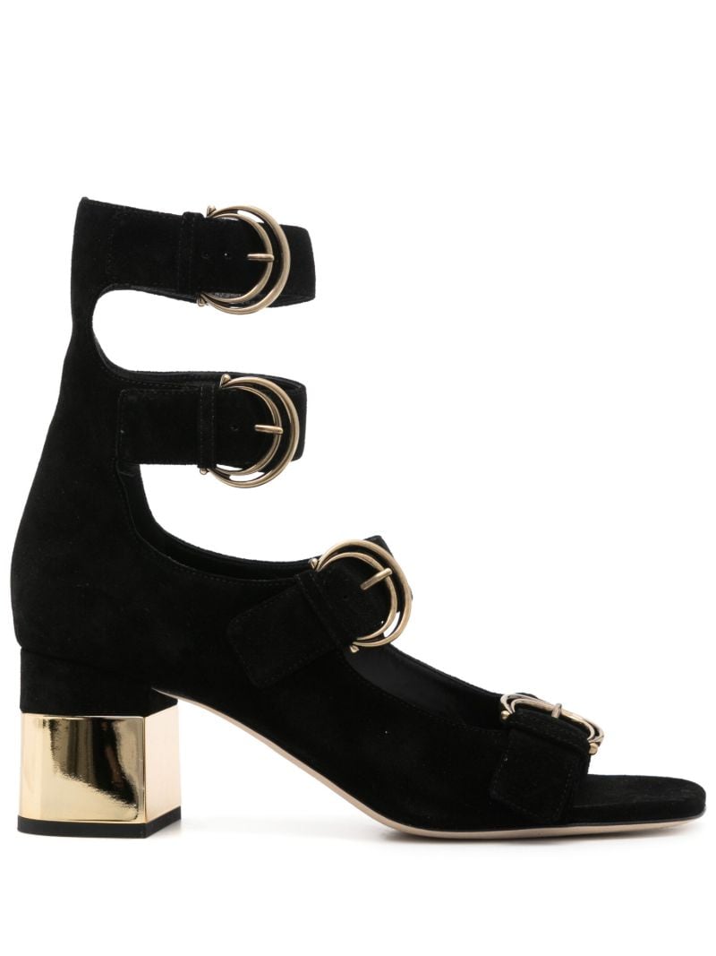 Black AlizÃ_x0083_Â¨ 65 Suede Sandals