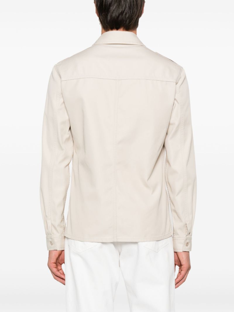 Epaulette Button-down Shirt