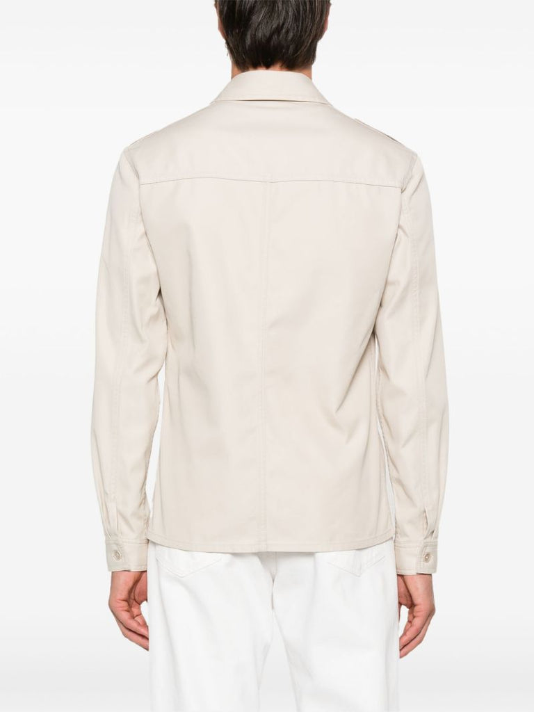 Epaulette Button-down Shirt