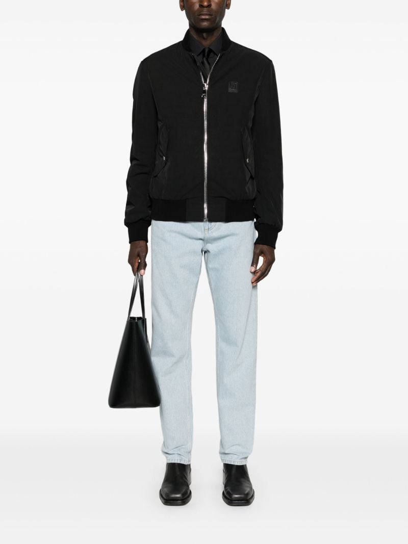 Blue Mid-rise Slim-fit Jeans