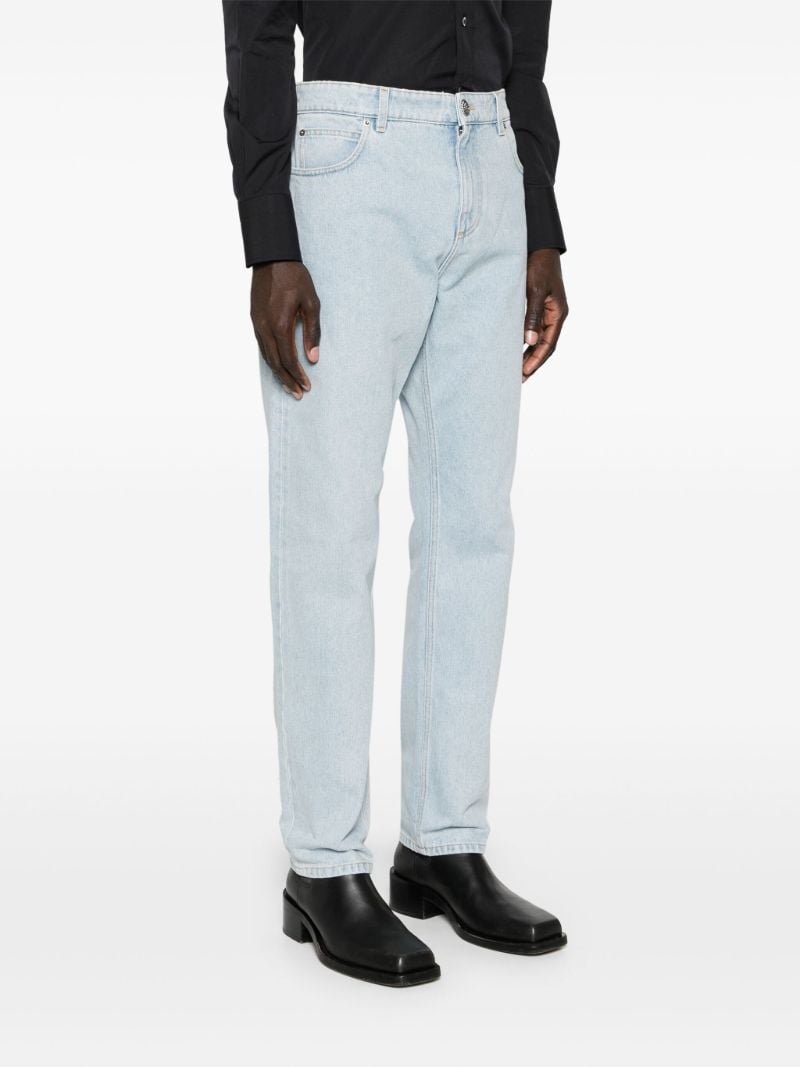 Blue Mid-rise Slim-fit Jeans