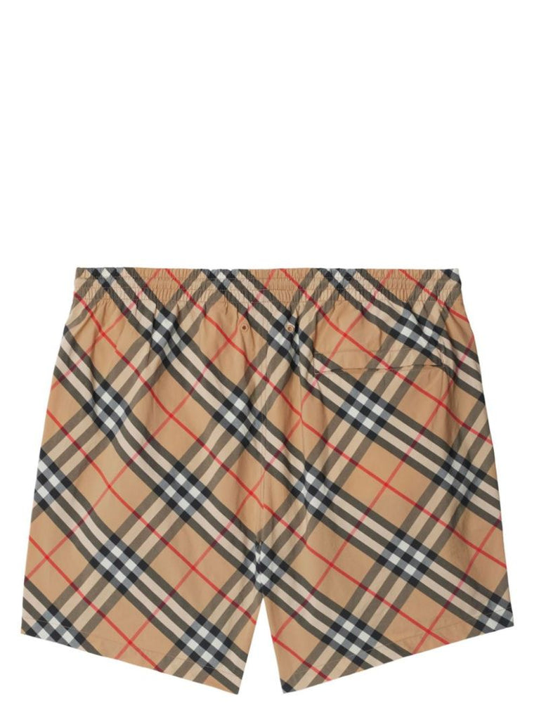 Checkered Swim Shorts
