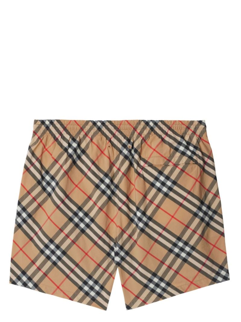 Checkered Swim Shorts