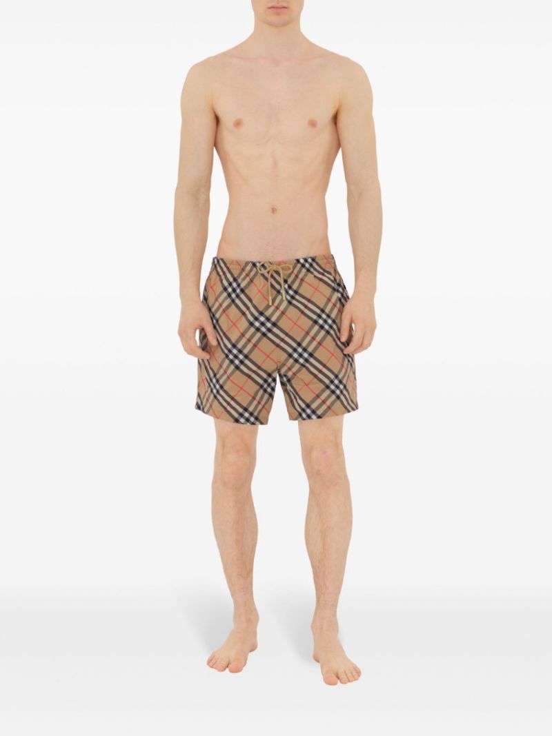 Checkered Swim Shorts