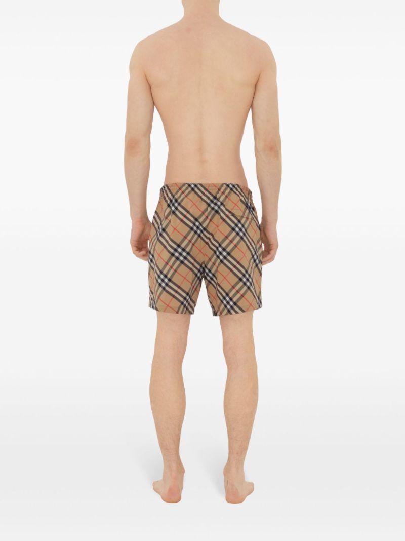Checkered Swim Shorts