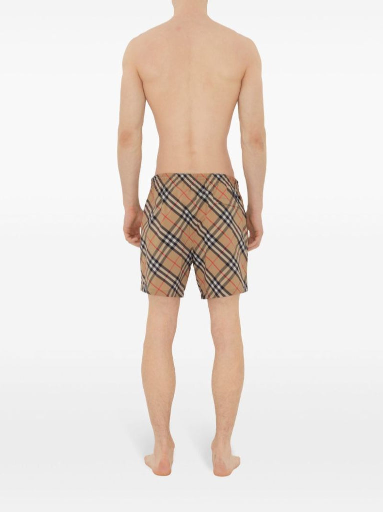 Checkered Swim Shorts
