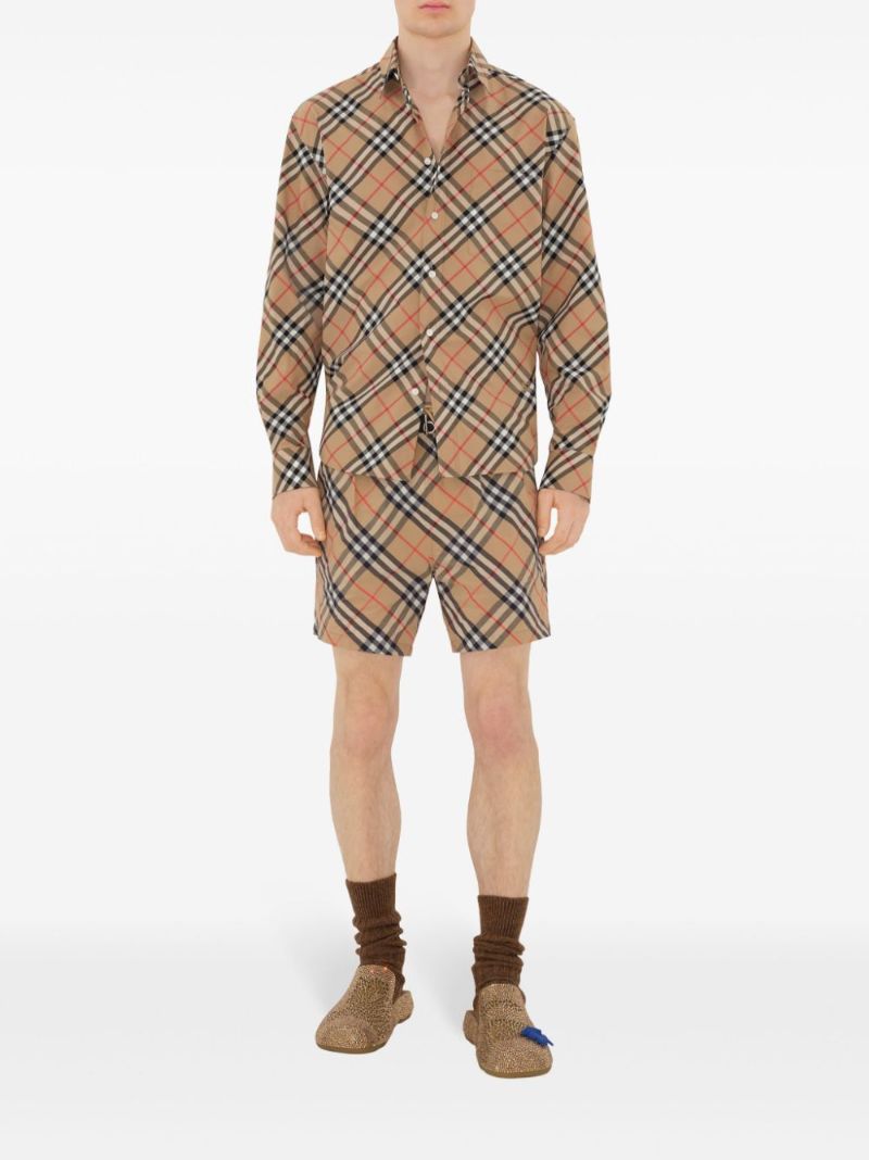 Checkered Swim Shorts