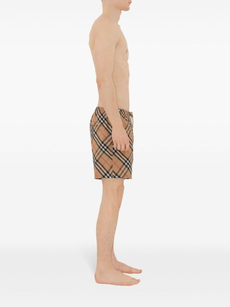 Checkered Swim Shorts