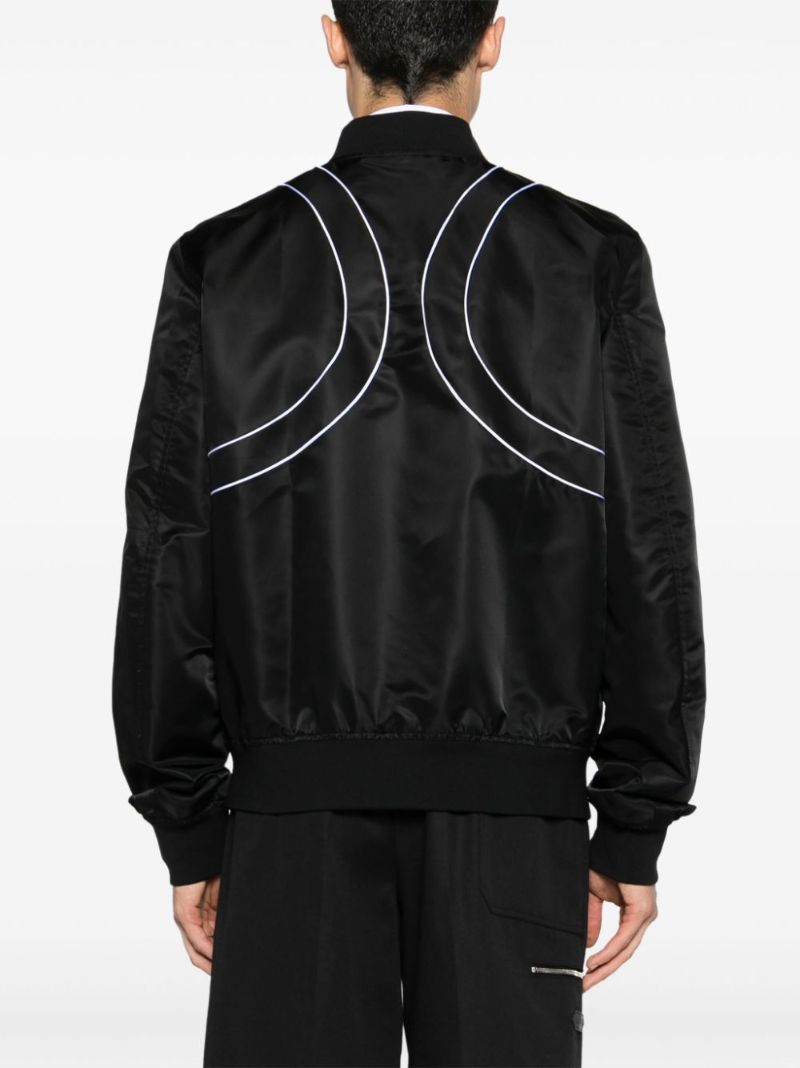 Piped Bomber Jacket