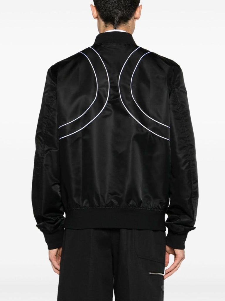 Piped Bomber Jacket