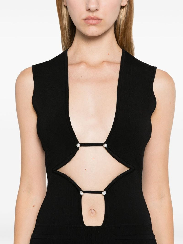 Cut-out Midi Dress