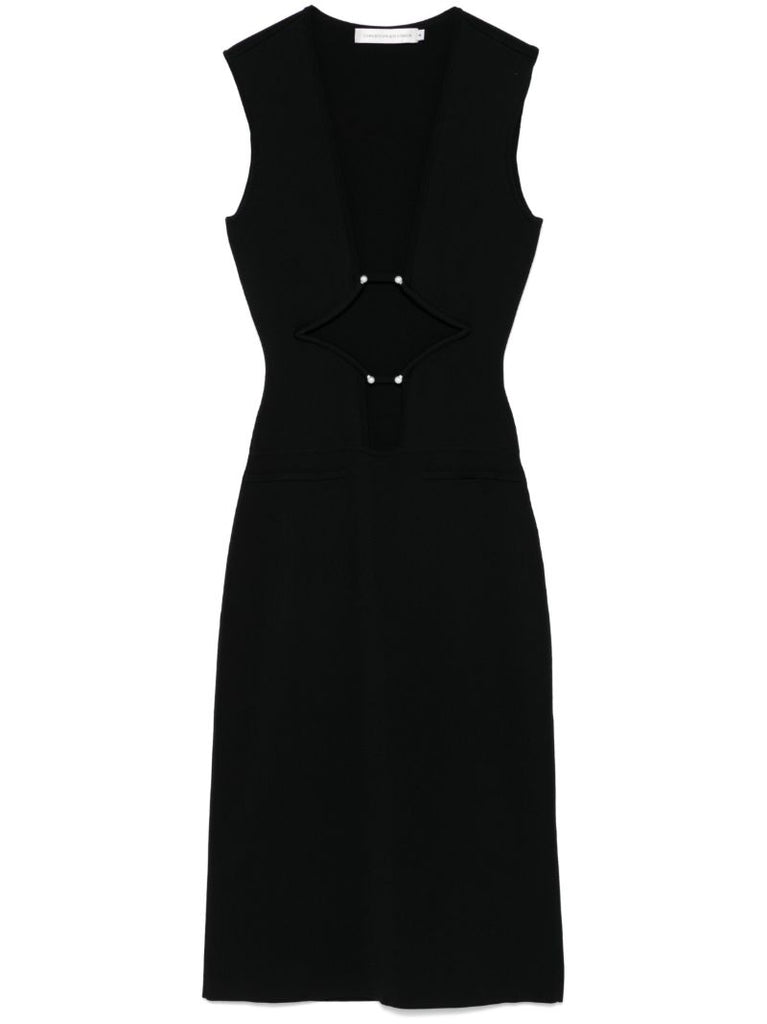 Cut-out Midi Dress