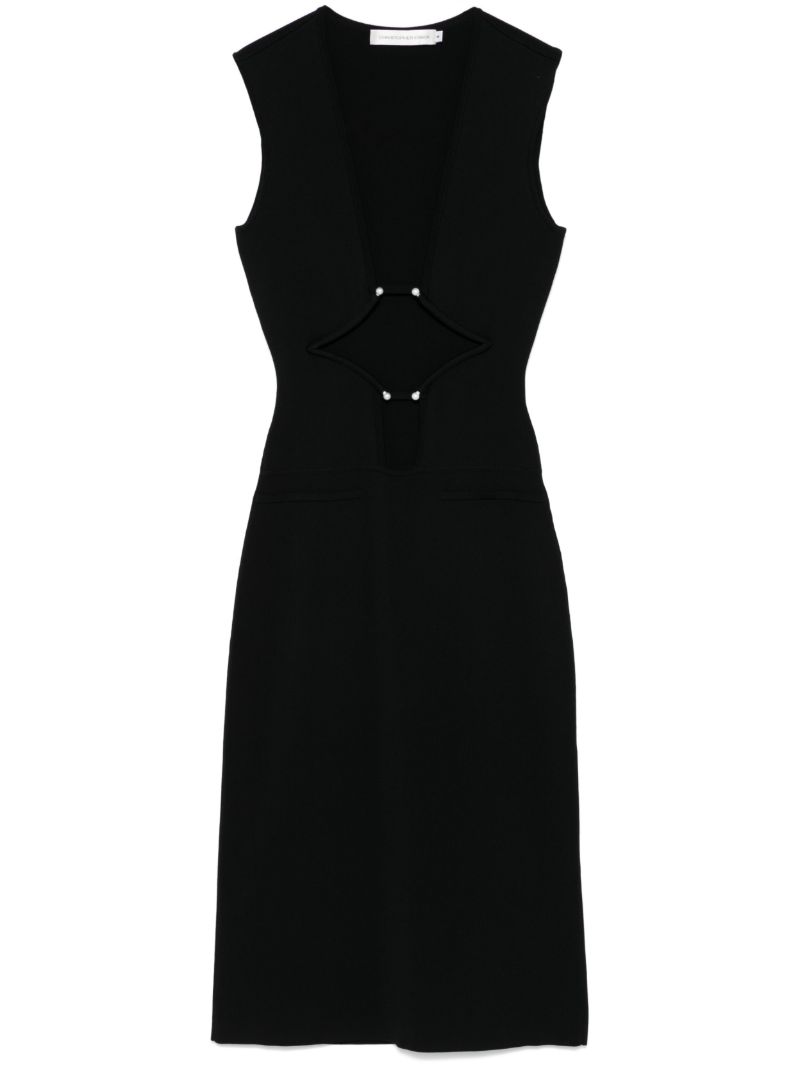 Cut-out Midi Dress