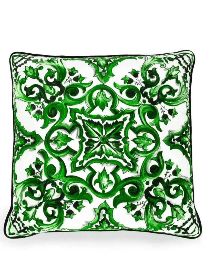 Majolica Print Cushion