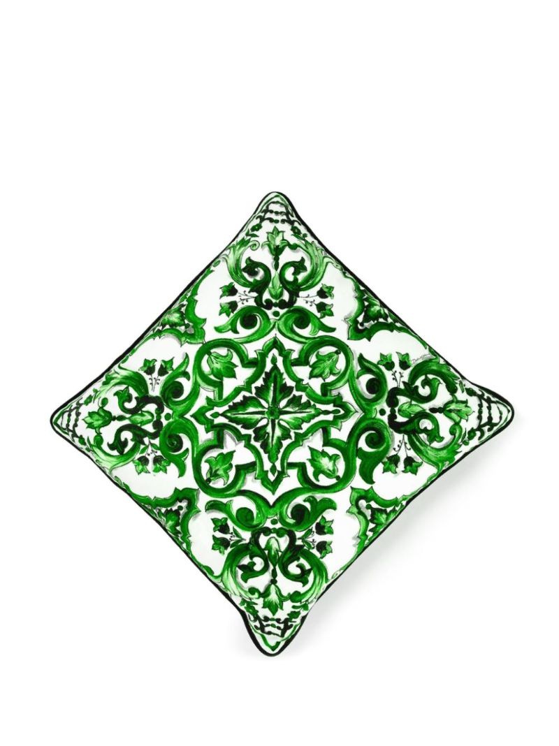 Majolica Print Cushion