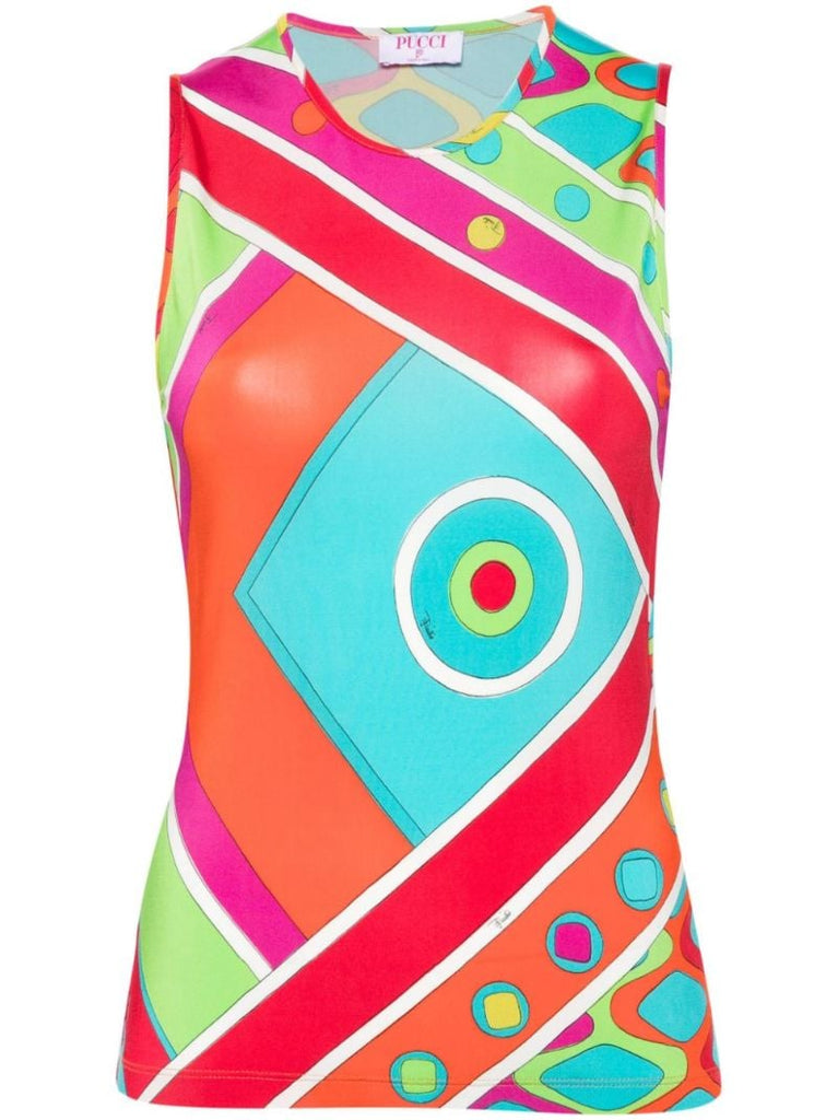 Multicolour Vivara-print Tank Top
