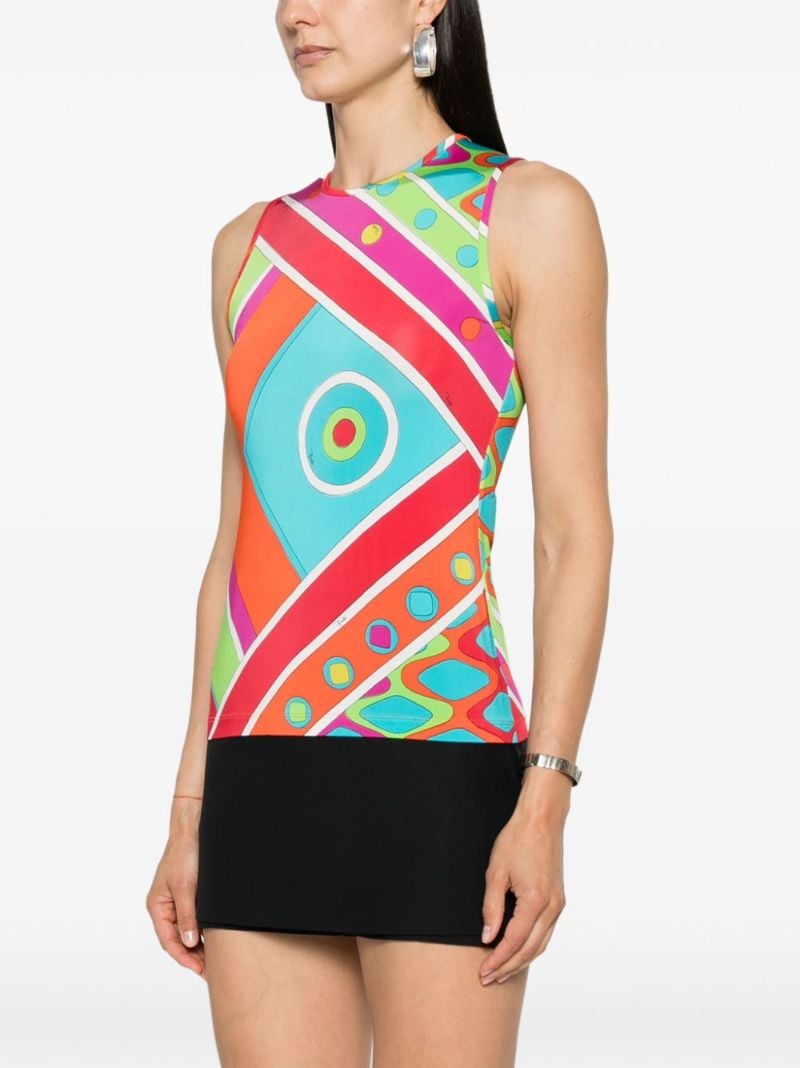Multicolour Vivara-print Tank Top