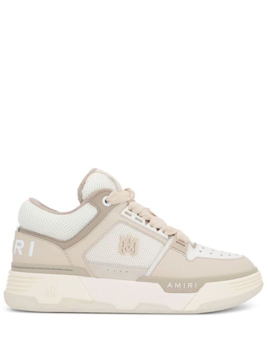 Neutral Ma-1 Panelled Sneakers