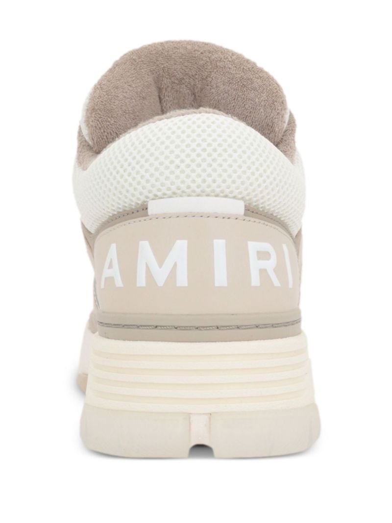 Neutral Ma-1 Panelled Sneakers