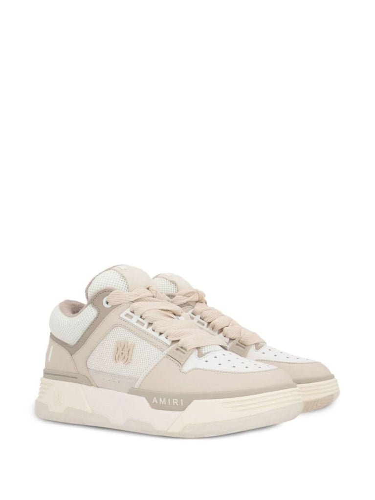 Neutral Ma-1 Panelled Sneakers