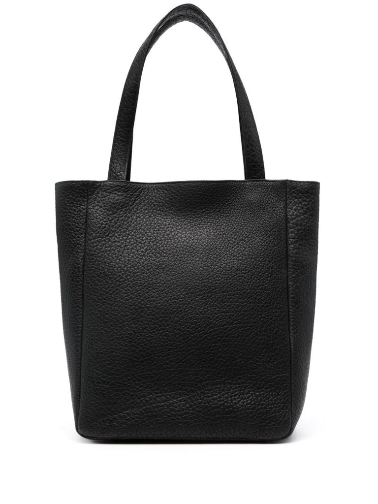 Black Nexus Leather Tote Bag