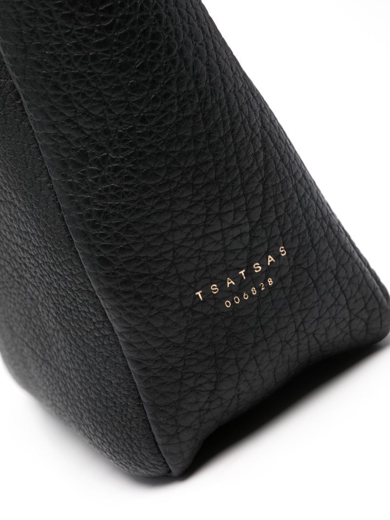 Black Nexus Leather Tote Bag