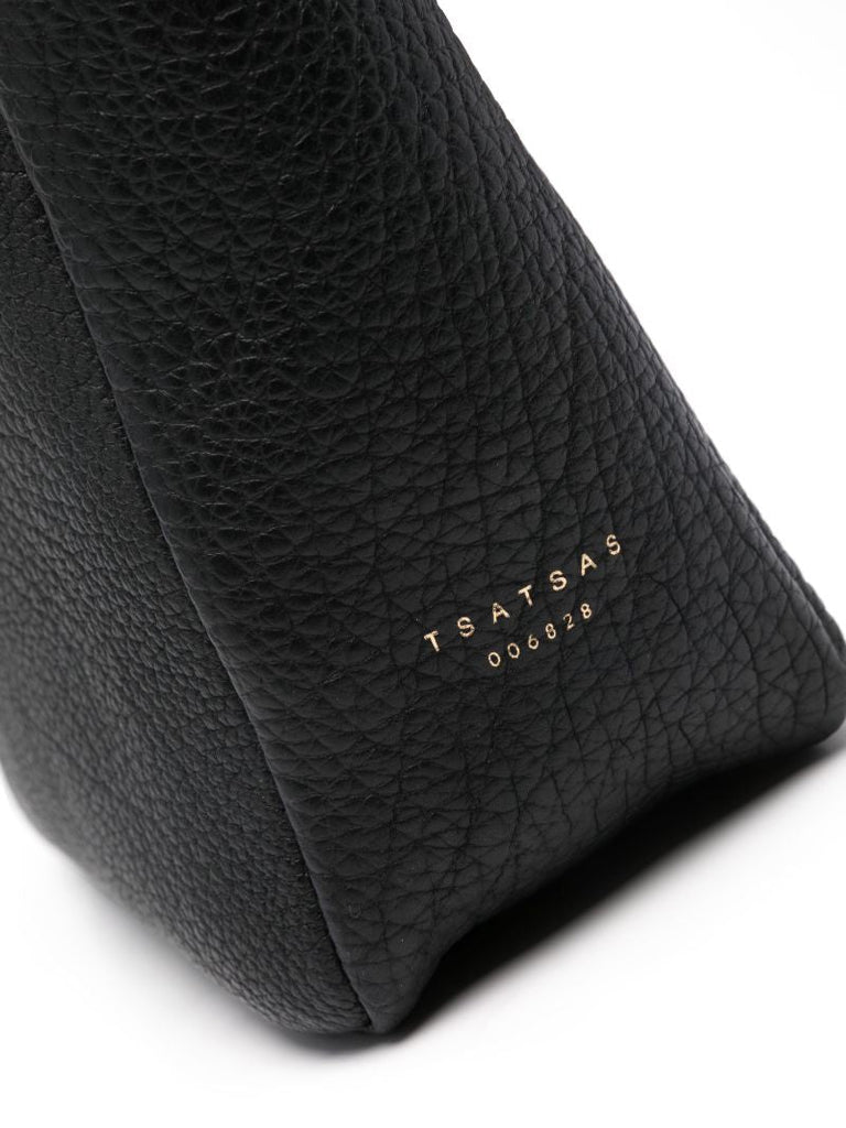 Black Nexus Leather Tote Bag