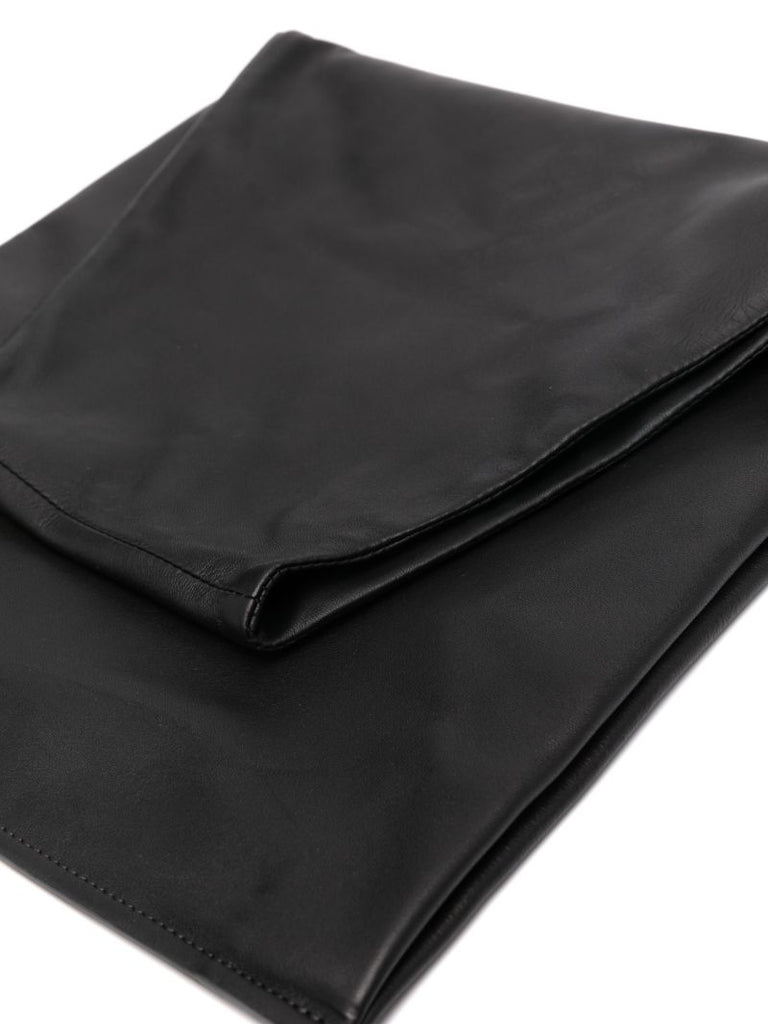 Black Lato Leather Tote Bag