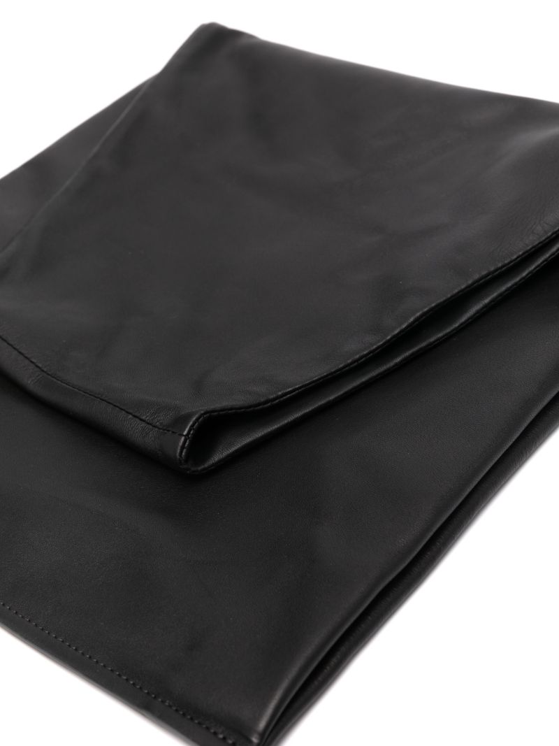 Black Lato Leather Tote Bag