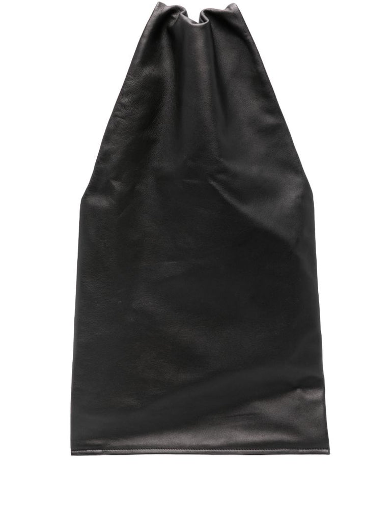 Black Lato Leather Tote Bag