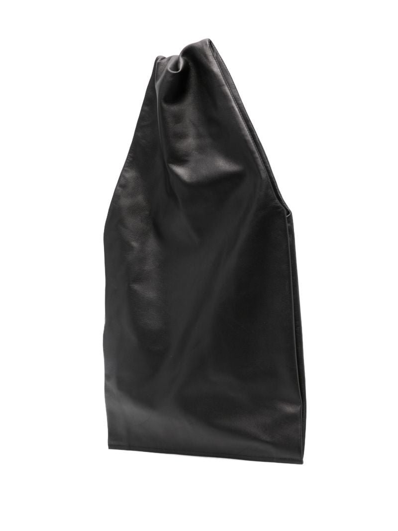 Black Lato Leather Tote Bag