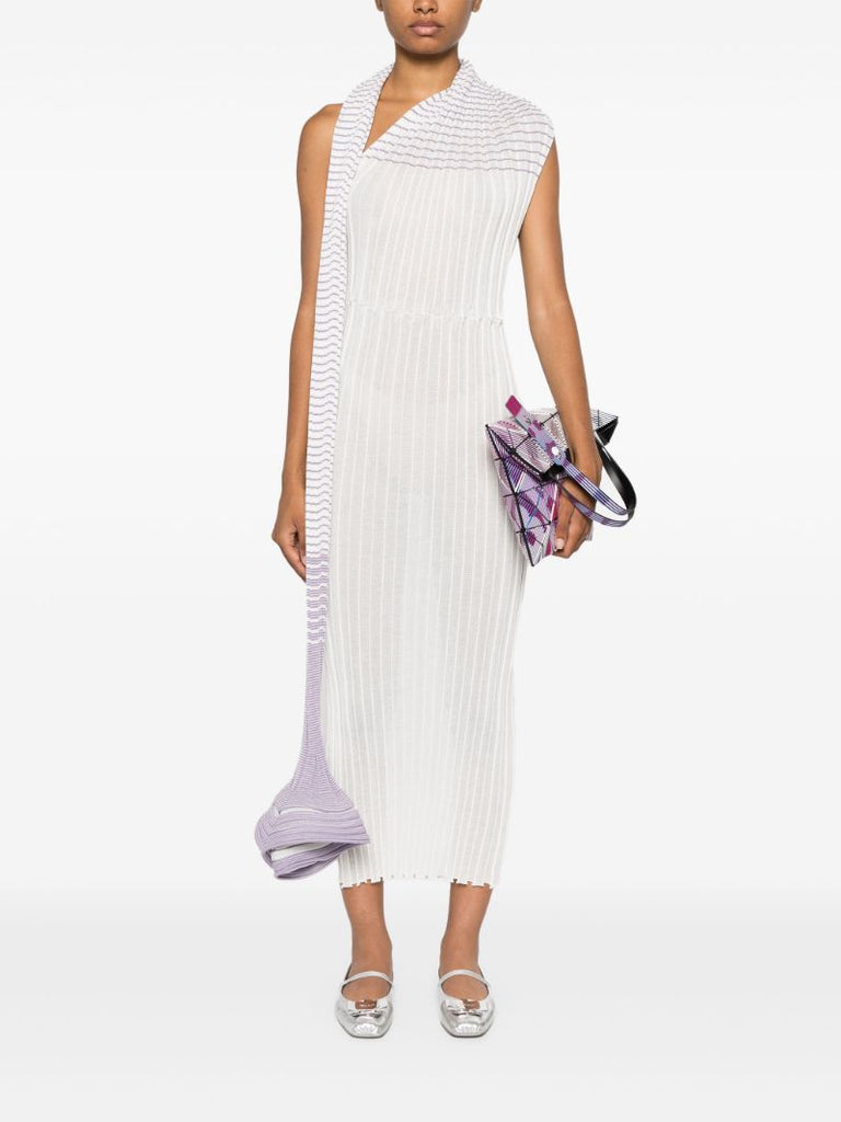 Pleated Knitted Dress